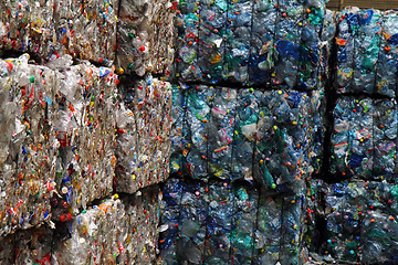 Image showing plastic pet bottle garbage