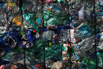 Image showing plastic pet bottle garbage