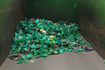 Image showing plastic pet bottle garbage