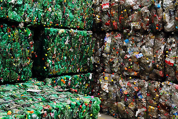 Image showing plastic pet bottle garbage