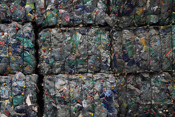 Image showing plastic pet bottle garbage