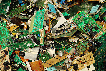 Image showing electronic circuits garbage