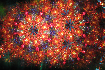 Image showing color kaleidoscope texture