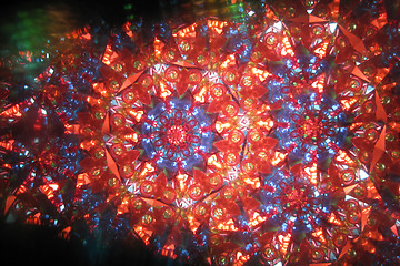 Image showing color kaleidoscope texture