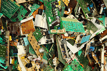 Image showing electronic circuits garbage