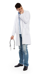 Image showing Male doctor, concept of healthcare and medicine