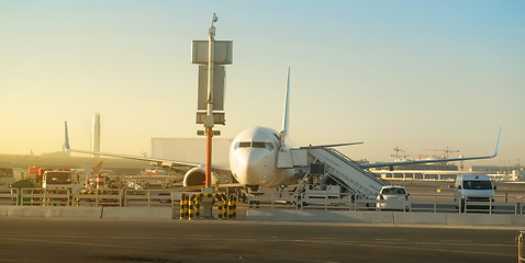 Image showing Plane in airport