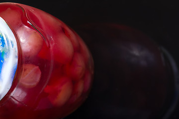 Image showing homemade stewed fruit eco plum