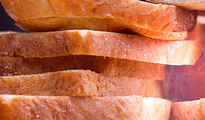 Image showing Slices of white bread 