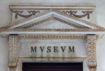 Image showing Old Museum Entrance 