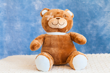 Image showing Injured Teddy Bear