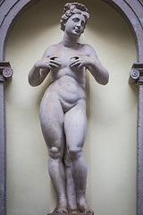 Image showing Feminine statue of Abundance