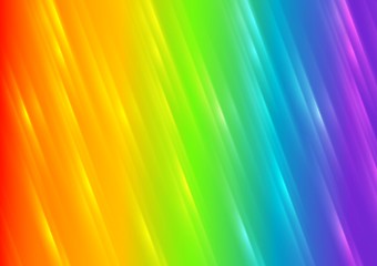 Image showing Rainbow shiny blurred stripes background
