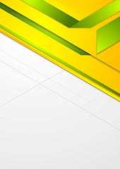 Image showing Bright corporate geometric background