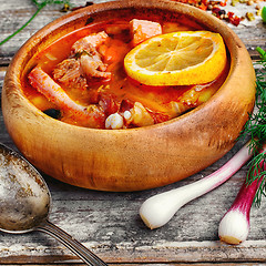 Image showing Dish of Russian cuisine-beef stew