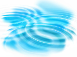 Image showing Abstract background with blue ripples