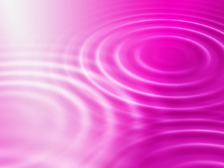 Image showing Abstract bright crimson background with concentric ripples