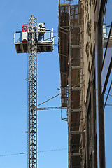 Image showing Construction Lift