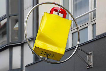 Image showing Shopping Bag Sign