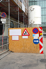 Image showing Construction Site Fence