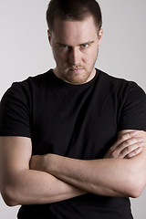 Image showing angry young man