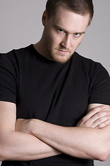 Image showing angry young man