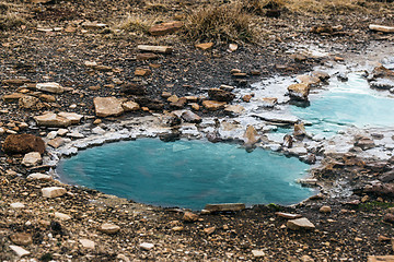 Image showing Geothermal water hole in Iceland