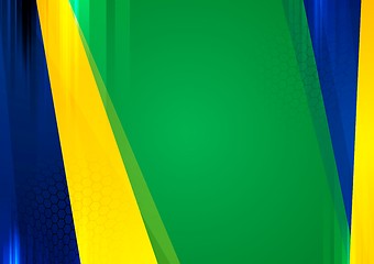 Image showing background in Brazilian colors