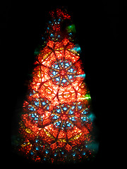 Image showing color kaleidoscope as christmas tree