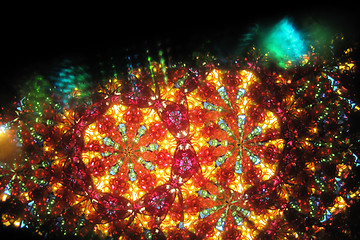 Image showing color kaleidoscope texture