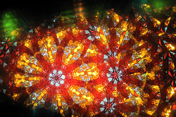 Image showing color kaleidoscope texture