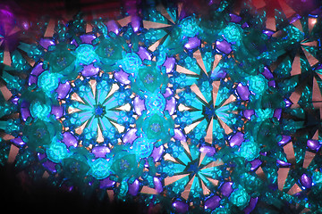 Image showing color kaleidoscope texture