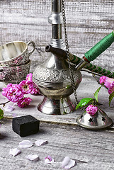 Image showing Stylish Arabic hookah