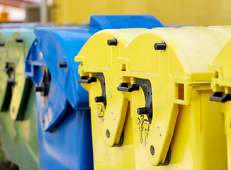 Image showing recycling container, waste sorting