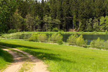 Image showing Beautiful summer rural landscape