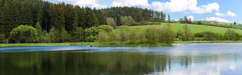 Image showing Beautiful summer rural landscape