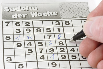 Image showing Sudoku