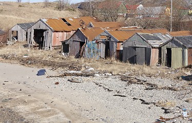 Image showing Old Norwegian seahouse.