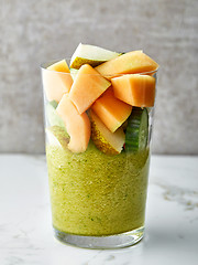 Image showing glass of smoothie