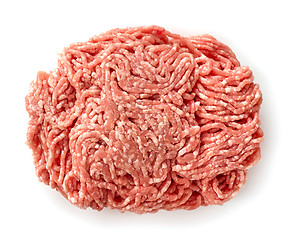 Image showing fresh raw ground meat