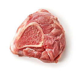 Image showing fresh raw meat slice