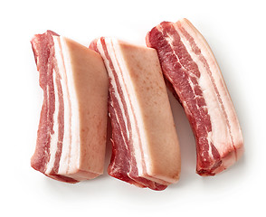 Image showing fresh raw meat on white background