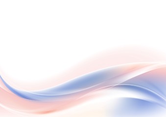 Image showing Blurred smooth rose quartz and serenity wavy background