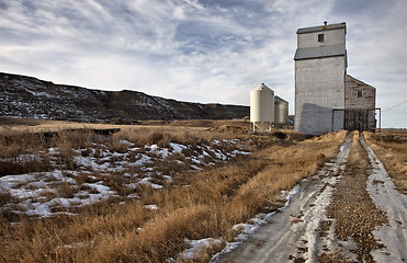 Image showing Grain Elevator near Drumheller