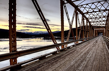 Image showing Bridge over Saskatchewan River