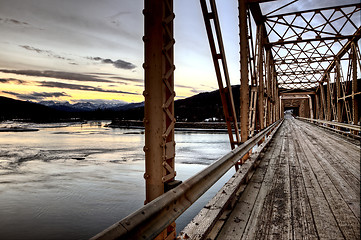 Image showing Bridge over Saskatchewan River