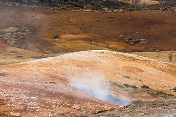 Image showing Geothermal activity in icelandic nature