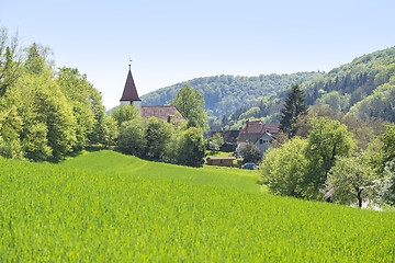 Image showing rural springtime scenery around Steinkirchen