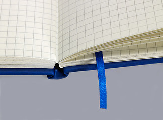 Image showing notebook and bookmark