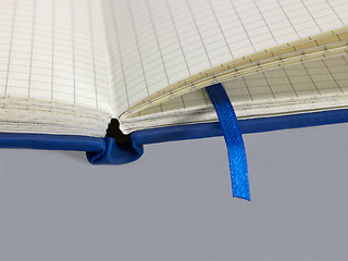 Image showing notebook and bookmark